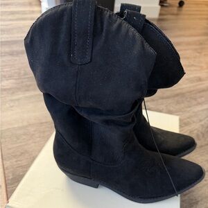 Style & Co. Black Heeled Boots